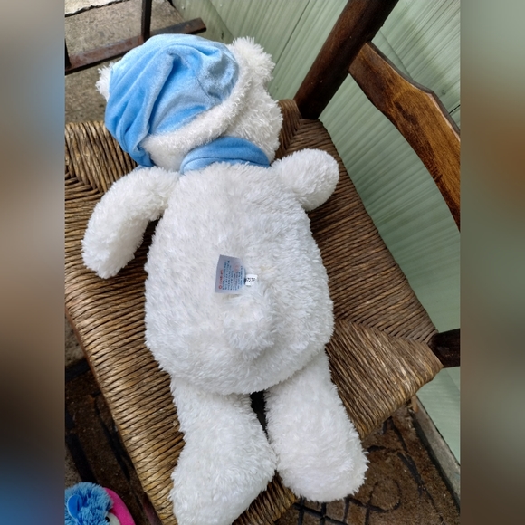 ÷Baby Gund Polar Bear White Bear, Personalized My First Christmas Baby Gift - Picture 4 of 12